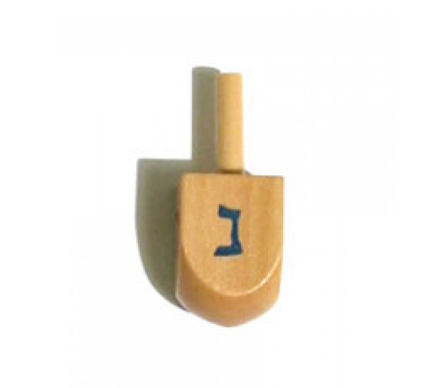 Basic Coloful Letters Wood Dreidles