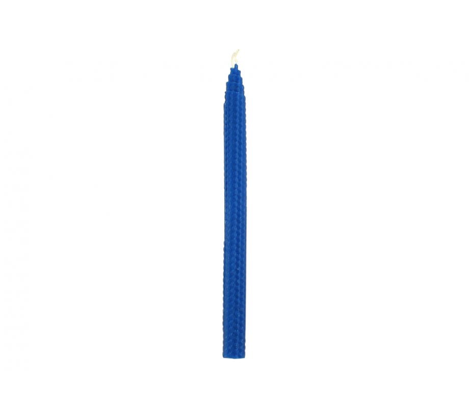 Beeswax Havdalah Candle, Waffle Honeycomb Design - Choice of Colors