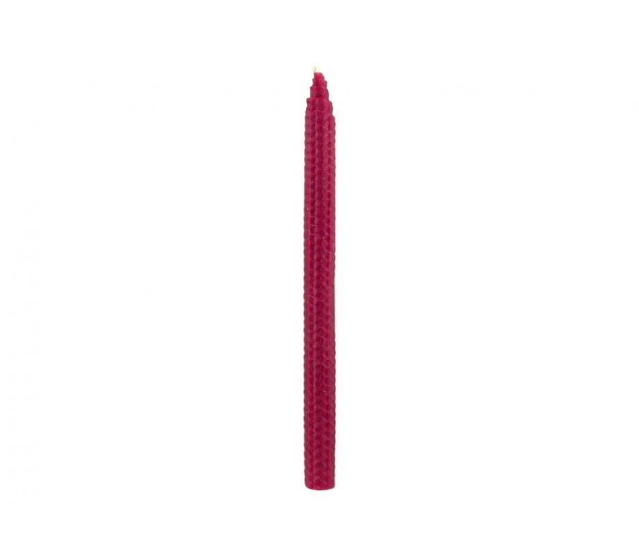 Beeswax Havdalah Candle, Waffle Honeycomb Design - Choice of Colors