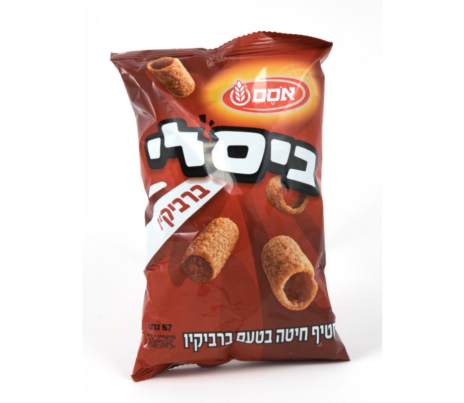 Bissli Snack with Barbecue Flavor by Osem - Medium Size