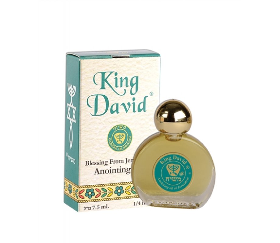 Blessing from Jerusalem King David Anointing Oil 7.5 ml. 0.25 fl.oz.