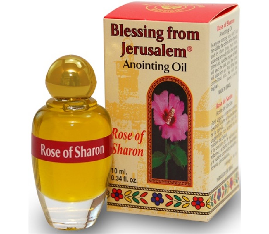 Biblical Anointing Oil for Prayer Rose oif Sharon Jerusalem 8.5fl.oz/250ml
