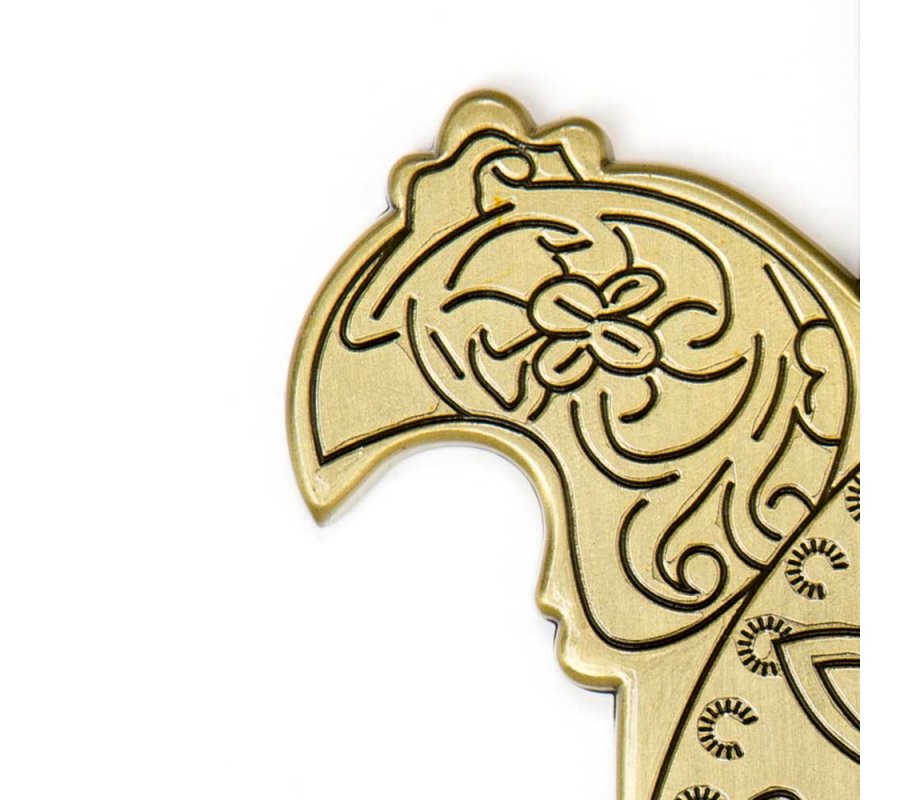 Brass Wall Hamsa Based on Morocco Synagogue Lamp Decoration - Israel Museum