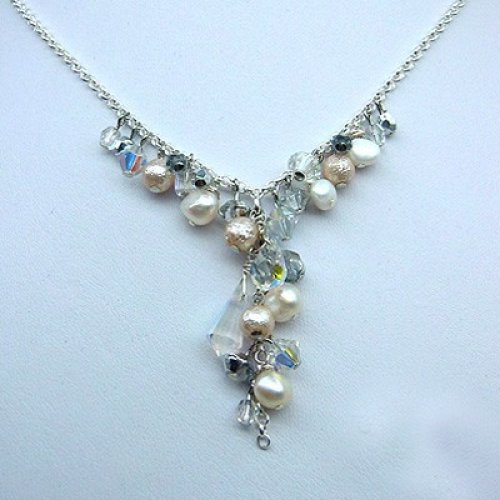 Bridal Blue Necklace by Edita