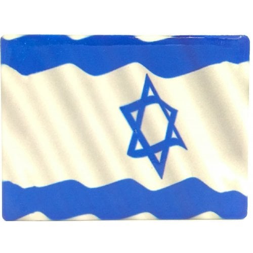 Ceramic Magnet - Blue and White Flag of Israel