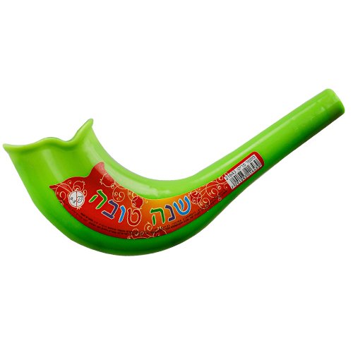 Children's Colorful Plastic Blow Shofar - Decorative Shanah Tovah