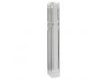 Clear Plastic Mezuzah Case, Dark Silver Speckles  Option: for 10 or 12 cm Scroll
