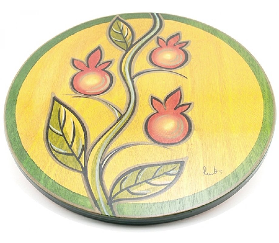 Climbing Pomegranate Lazy Susan by Kakadu Art