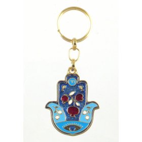 Hamsa & Lapis Lazuli Key chain, Key ring Small gifts – The Blue Yogi