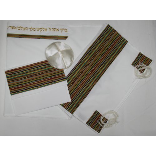 Colorful Design Tallit Set By Ronit Gur