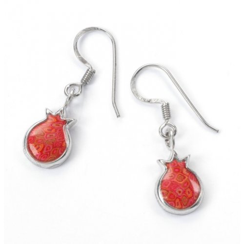 Coral Pomegranate Earrings