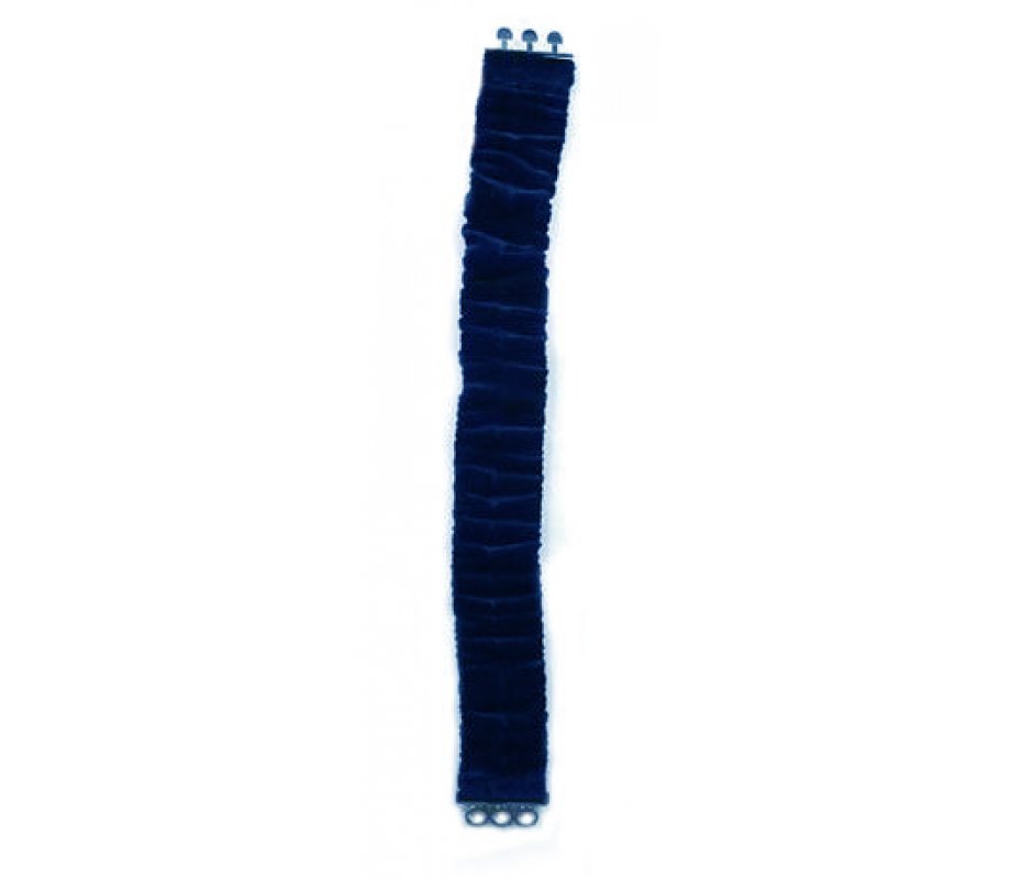 Dark Blue Velvet Handmade Torah Belt