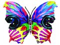 David Gerstein Double Sided Steel Wall Sculpture - Ruth Butterfly