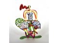 David Gerstein Free Standing Double Sided Bicycle Sculpture - Summer Rider