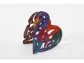 David Gerstein Free Standing Double Sided Heart Sculpture - Strokes of Love