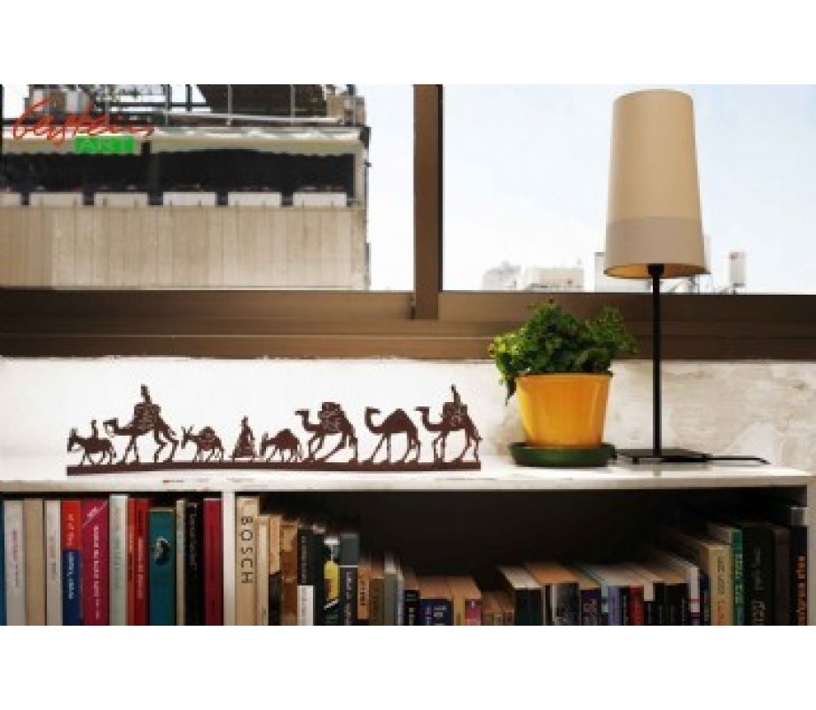 David Gerstein Free Standing Double Sided Sculpture - Caravan Silk Route