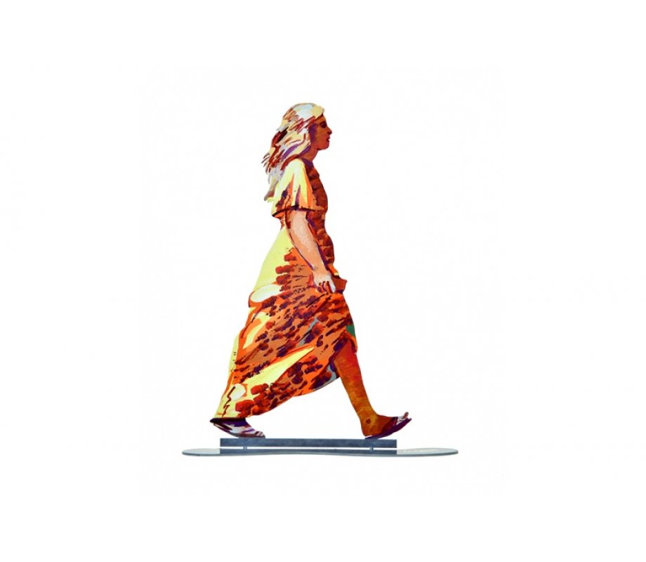 David Gerstein, Free Standing Double Sided Sculpture - Innocent Walker