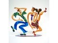 David Gerstein Free Standing Double Sided Sculpture Figures - Swingers New