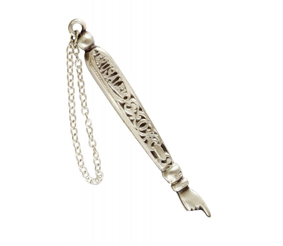 Decorative Metal Torah Pointer – Either Pewter or Silver Plate Finish
