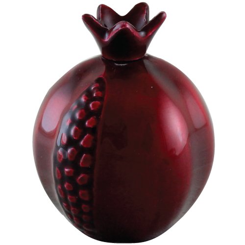 Decorative Red-Maroon Aluminium Pomegranate