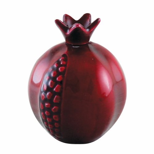 Decorative Red-Maroon Aluminium Pomegranate
