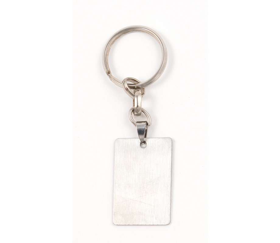 Dog Tag Key Ring, Framed Star of David and
