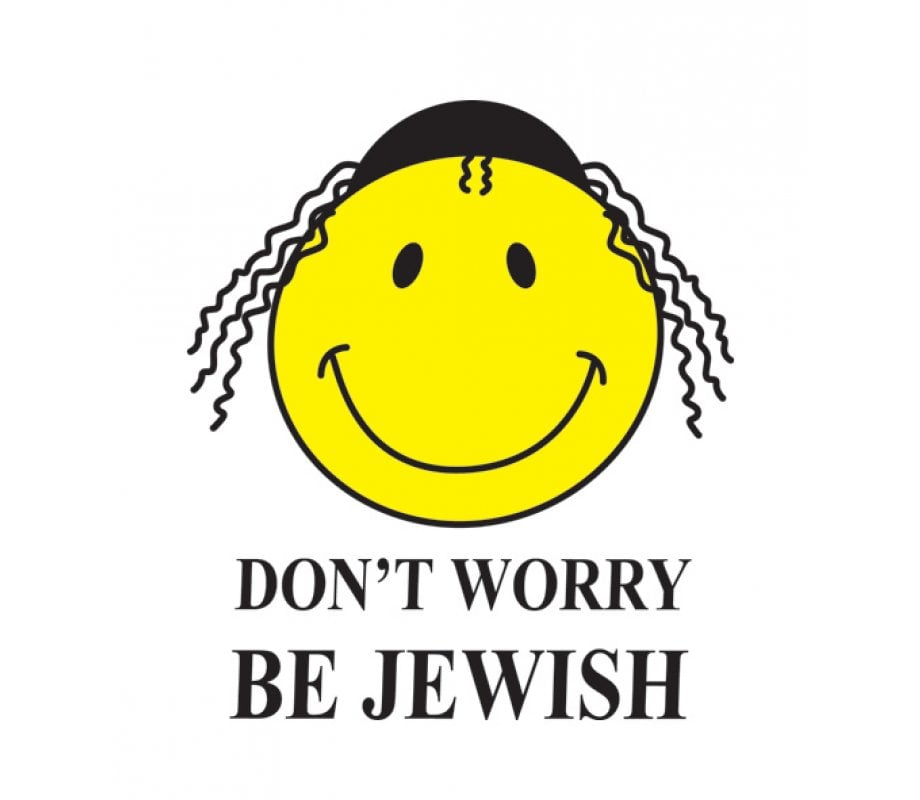 Dont Worry - Be Jewish - Long Sleeved T-Shirt