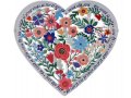 Dorit Judaica Metal Heart Wall Hanging - Song of Song Phrases