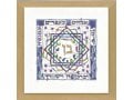 Dvora Black Sons Blessing Hand-Finished Print Star of David & 22K gold Accents