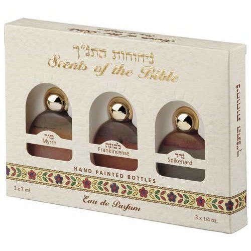 Ein Gedi Perfume Trio Scents of the Bible - Myrrh Frankincense and Spikenard 10 ml