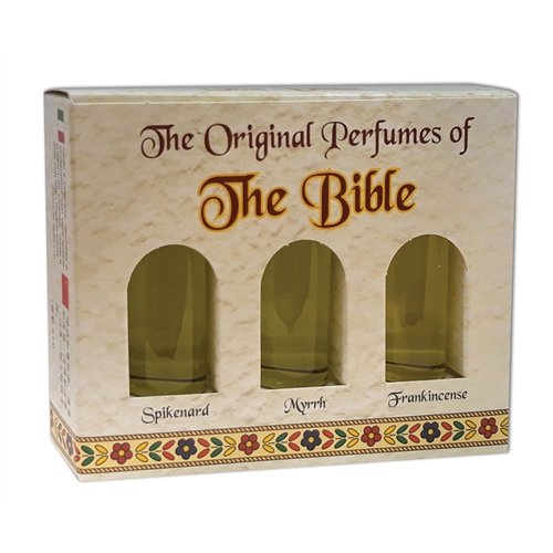 Ein Gedi Perfume Trio Scents of the Bible - Myrrh Frankincense and Spikenard 10 ml