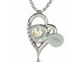 Fairy Heart Pendant By Nano - Silver