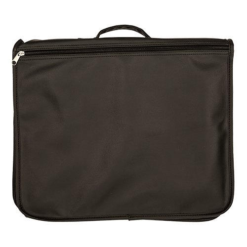Faux Leather and PVC Tallit and Tefillin Carrier Briefcase - Black
