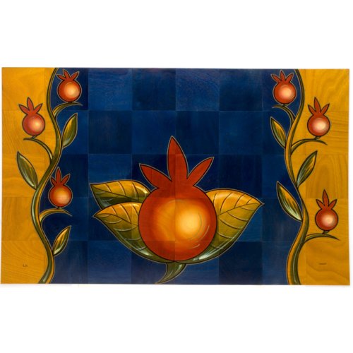Floor Mat Pomegranate by Kakadu Art