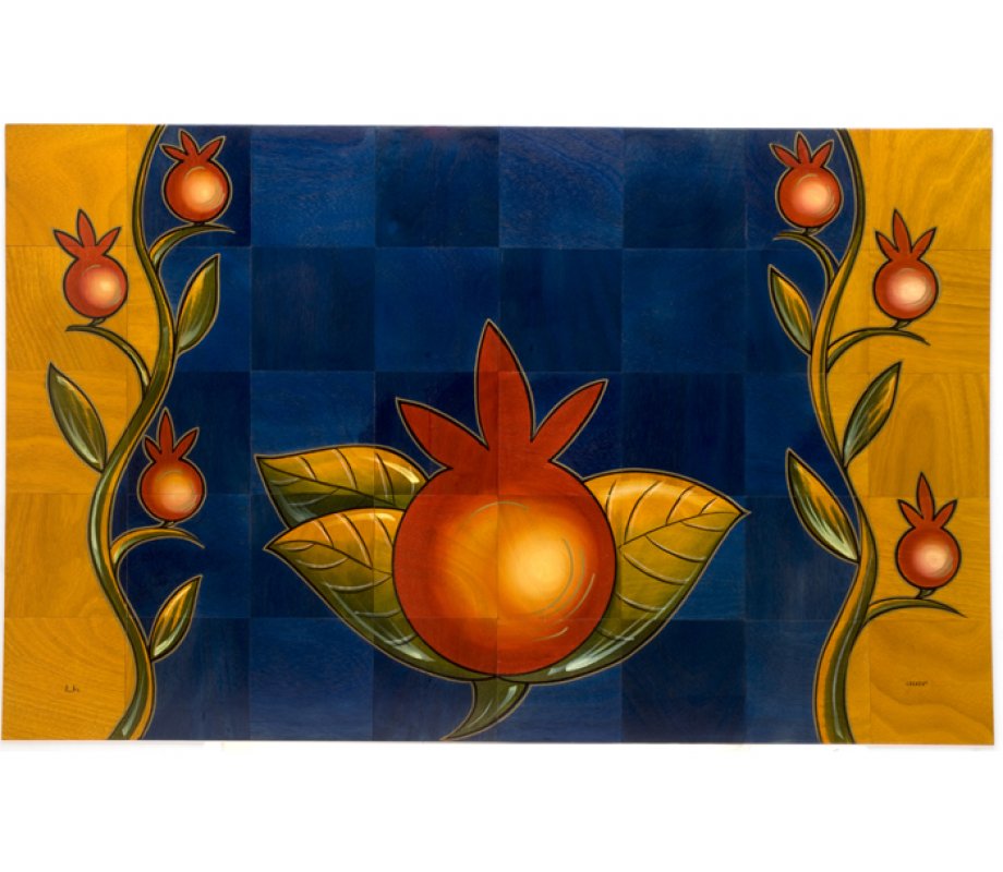Floor Mat Pomegranate by Kakadu Art