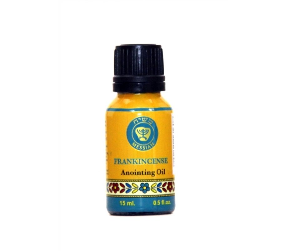 Frankincense Anointing Oil Cobalt Bottle - 15 ml.