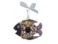 Gleaming Wall Fish Plaque, Priestly Blessing Star of David - Choice of Colors