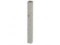 Glittering Silver Aluminum Mezuzah Case with Silver Shin - Choice of Lengths