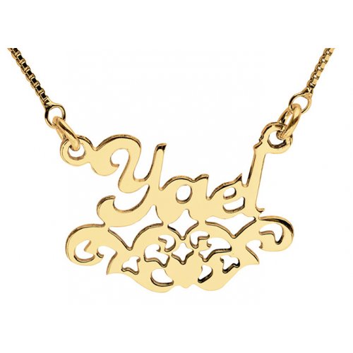 Gold Filled Decorative Personalized Necklace
