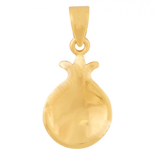 Gold Filled Round Pomegranate Necklace Pendant