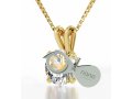 Gold Plated Swarovski Music Pendant by Nano