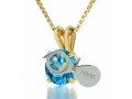 Gold Plated Swarovski Music Pendant by Nano