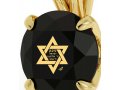 Gold Plated Swarovski Shema Star of David Pendant by Nano