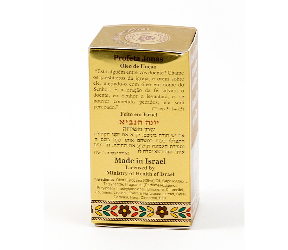 Gold Series Blessing from Jerusalem - Jonah the Prophet Anointing Oil 0.4 fl.oz (12ml)