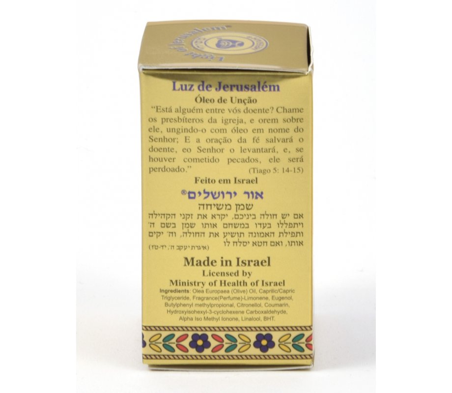 Gold Series Blessing from Jerusalem - Light of Jerusalem Anointing Oil 0.4 fl.oz (12ml)