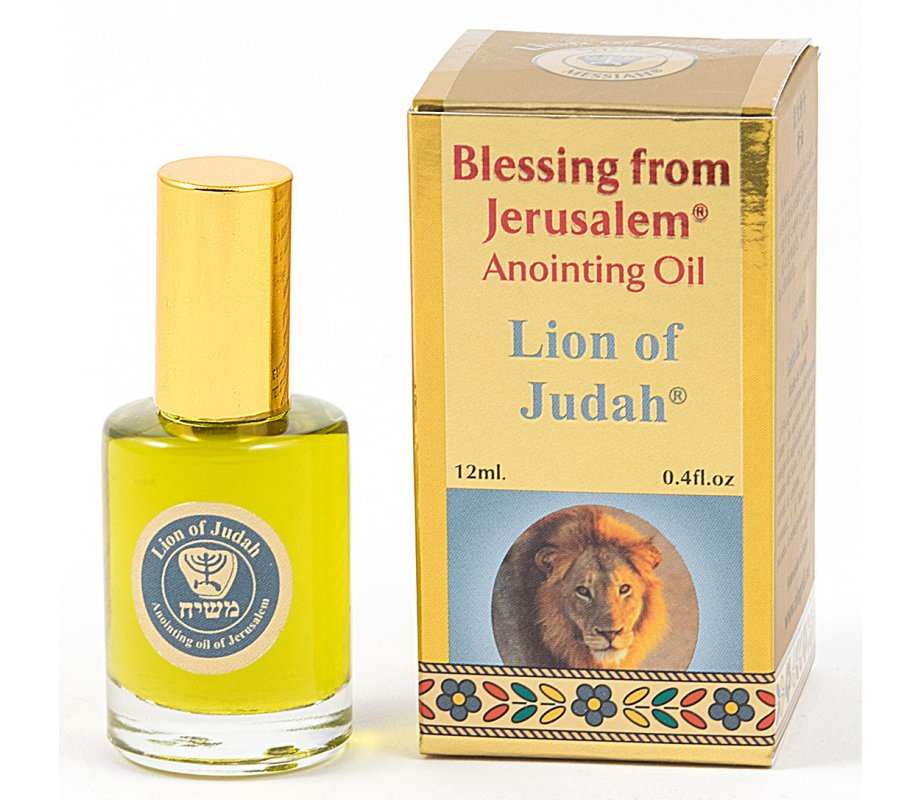 Gold Series Blessing from Jerusalem - Lion of Judah Anointing Oil 0.4 fl.oz (12ml)