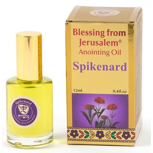 Gold Series Blessing from Jerusalem - Spikenard Anointing Oil 0.4 fl.oz (12ml)
