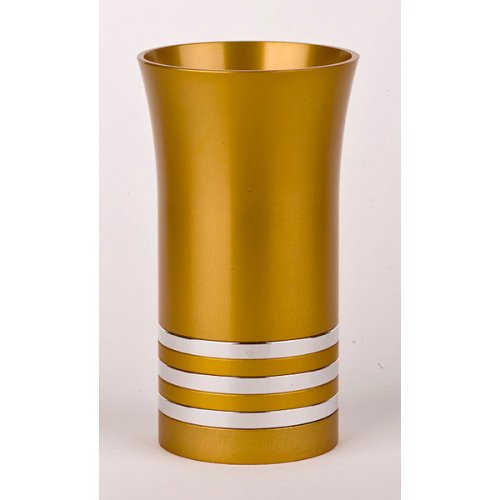 Gold-Silver Color Kiddush Cup by Agayof