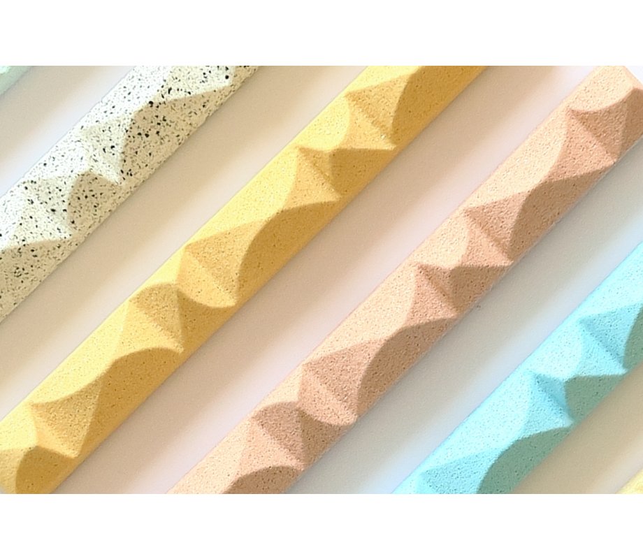 Graciela Noemi Handcrafted Origami Waves Mezuzah Case