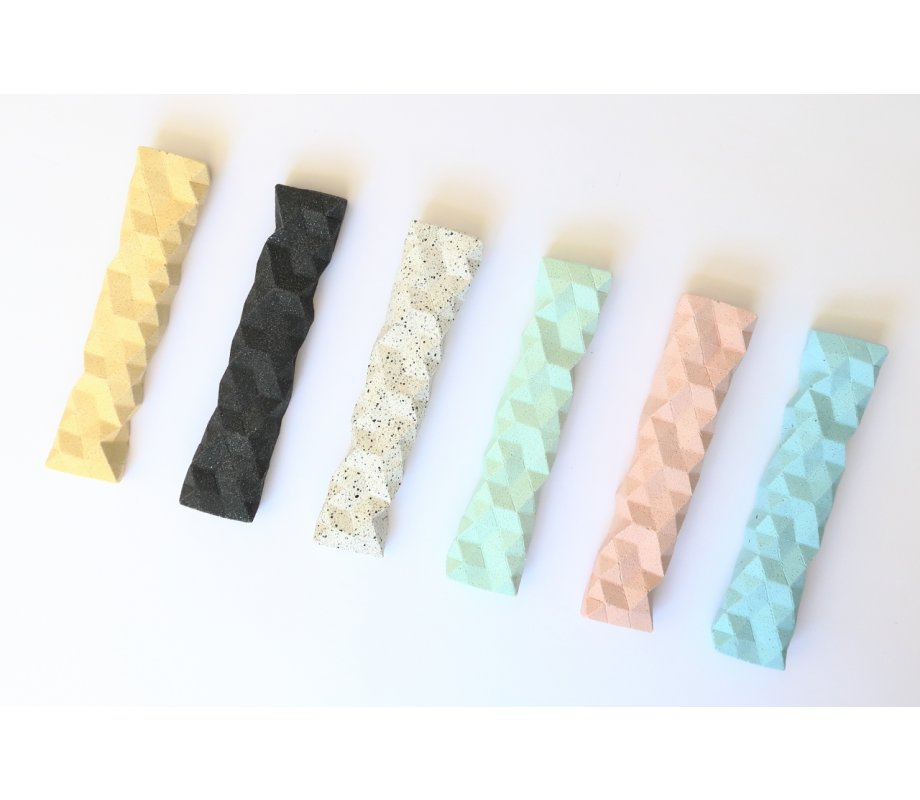 Graciela Noemi Handcrafted Origami Wrinkled Mezuzah Case